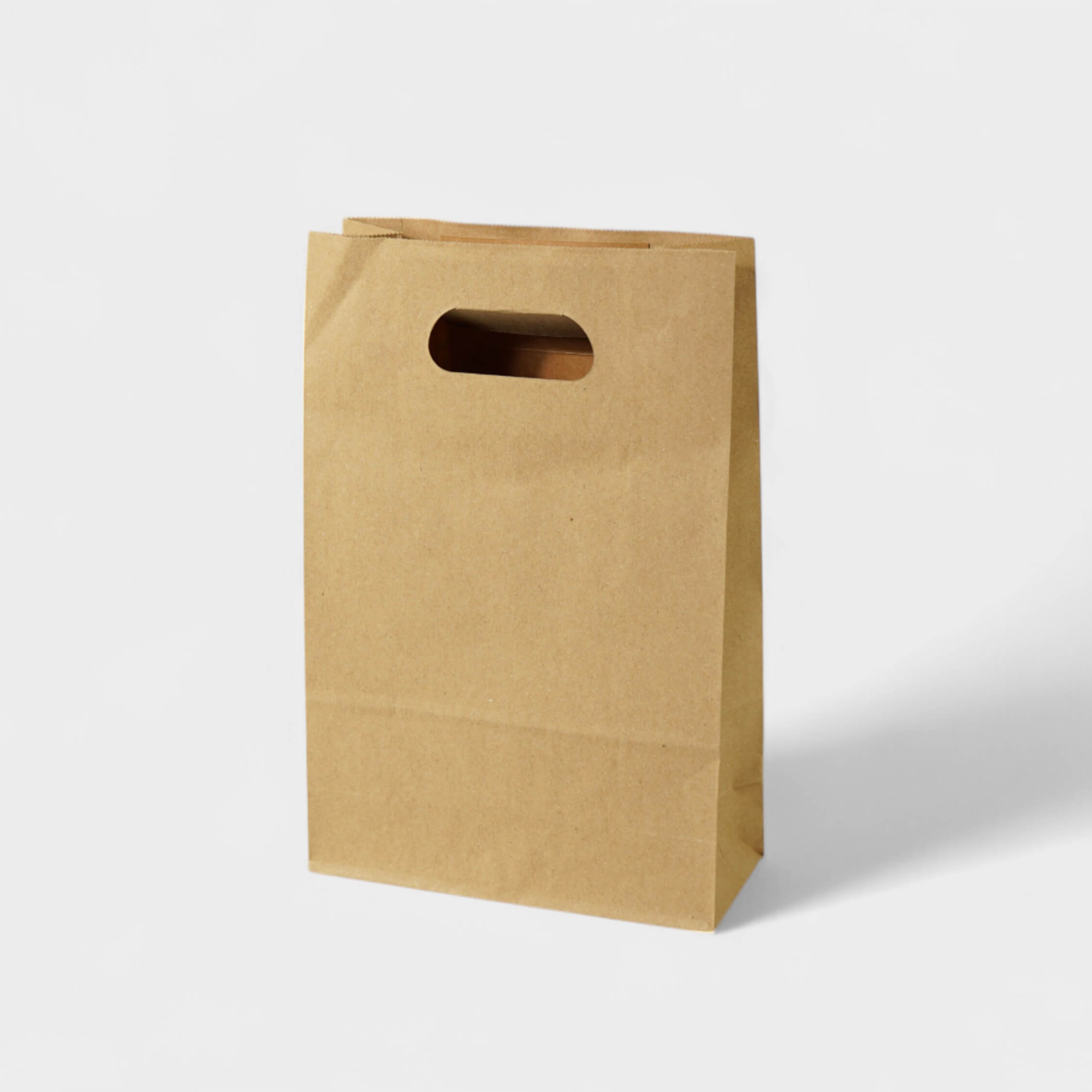 Natural Kraft Die-Cut Handle Takeout Bag - image 1