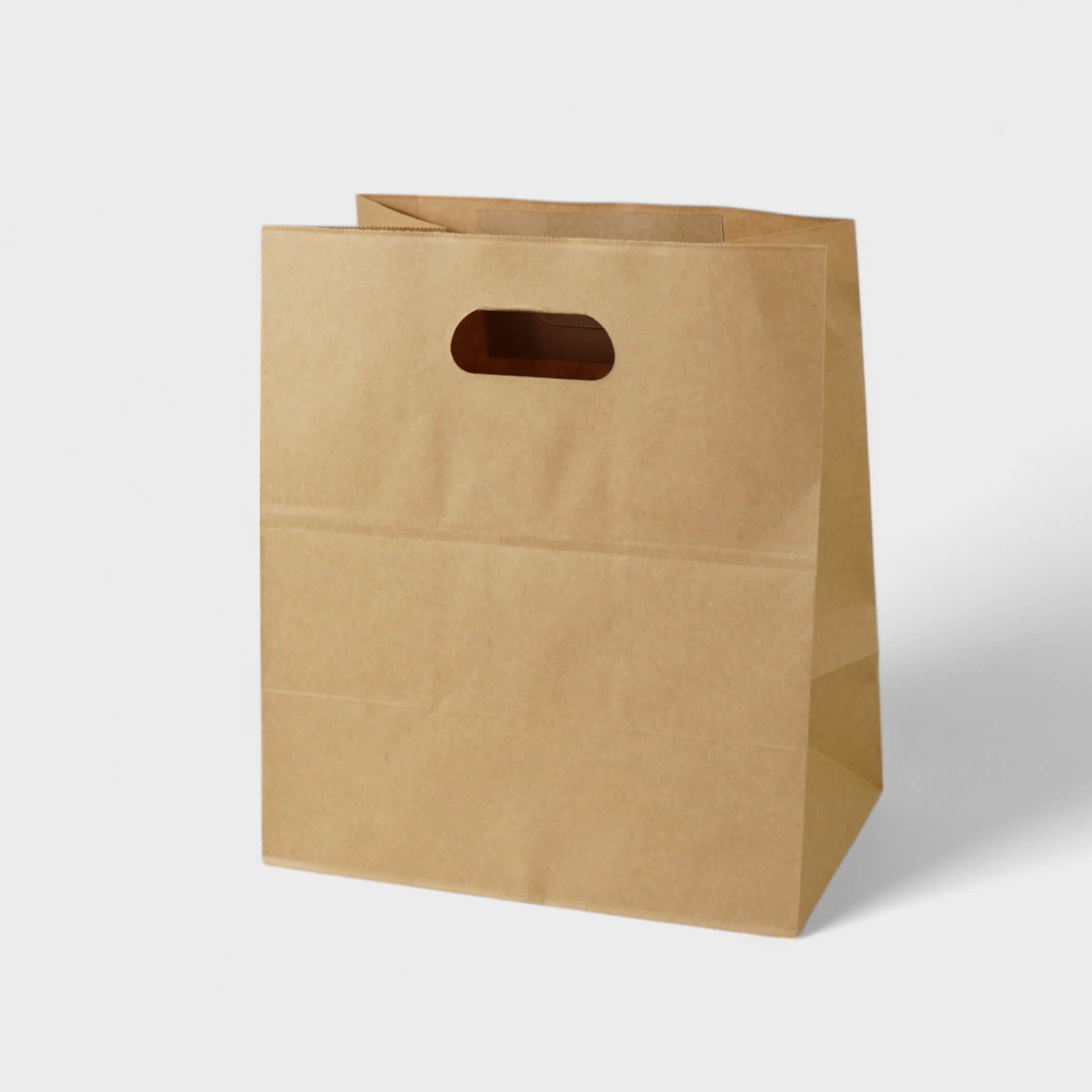 Natural Kraft Die-Cut Handle Takeout Bag - image 1