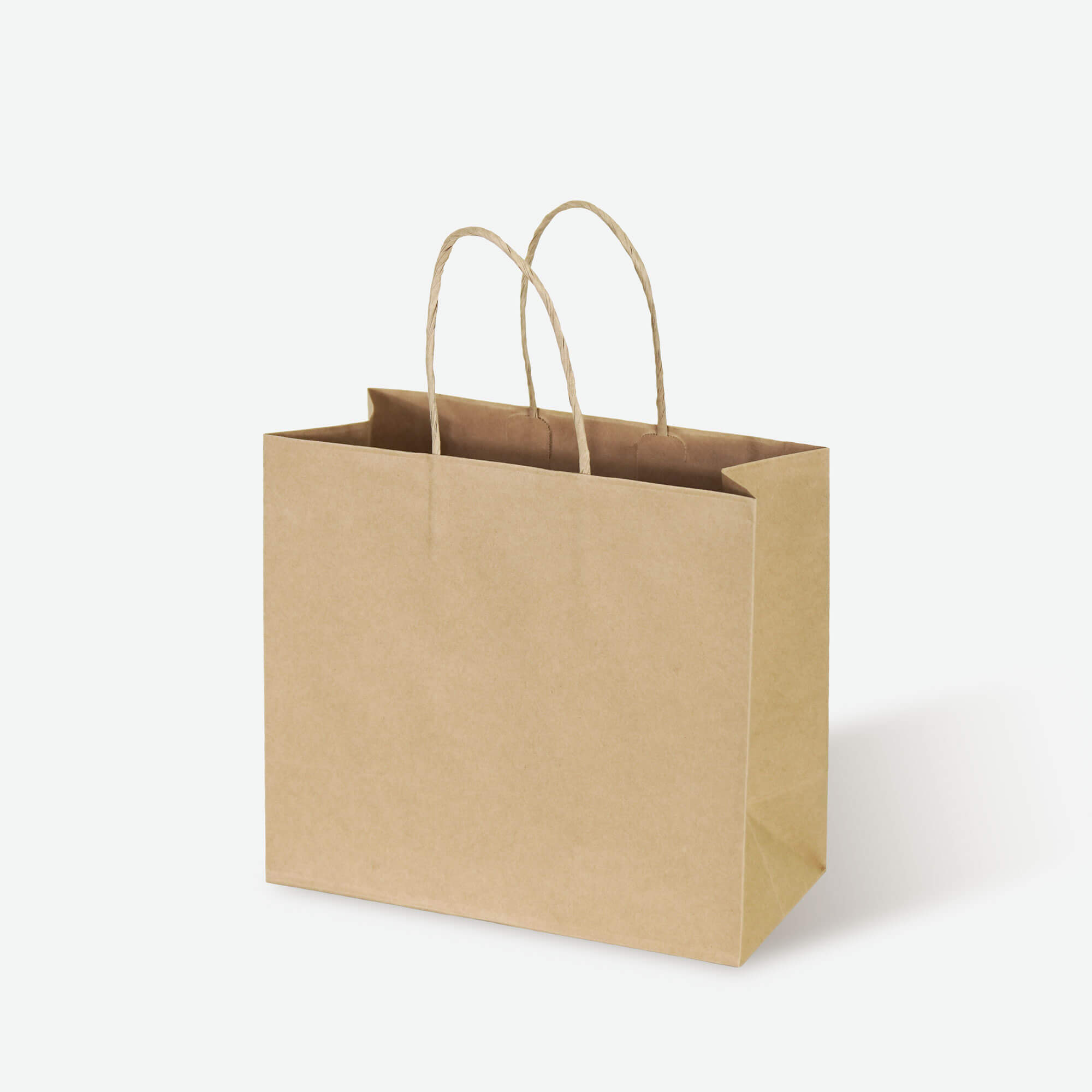 Natural Kraft Bakery & Dessert Bag with Twisted Paper Handles - image 1
