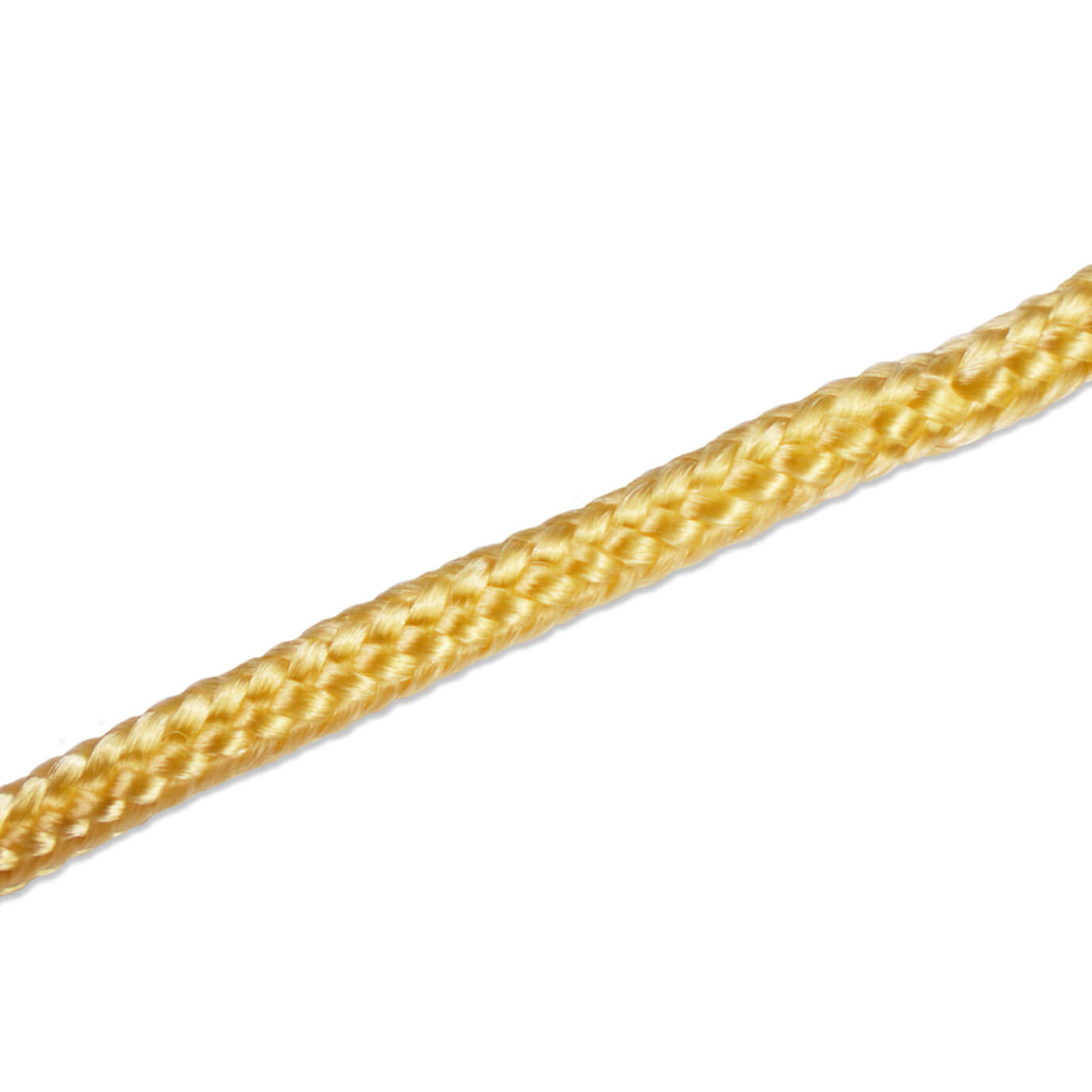 Gold braided nylon cord sample NS02