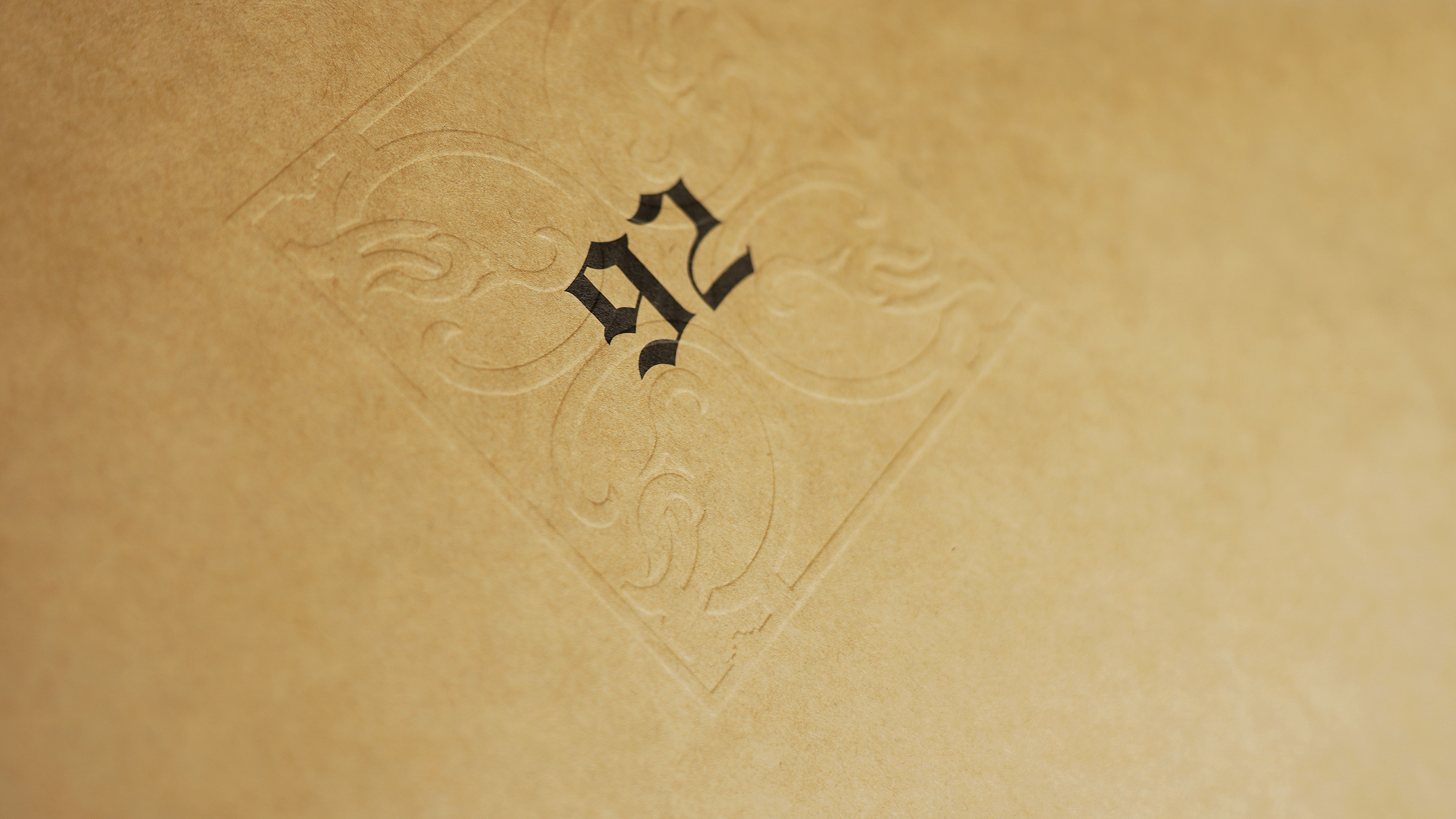 Embossing effect sample